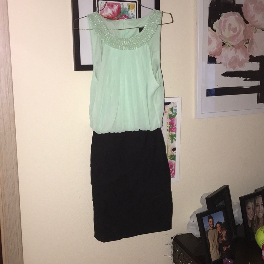 Mint cocktail dress